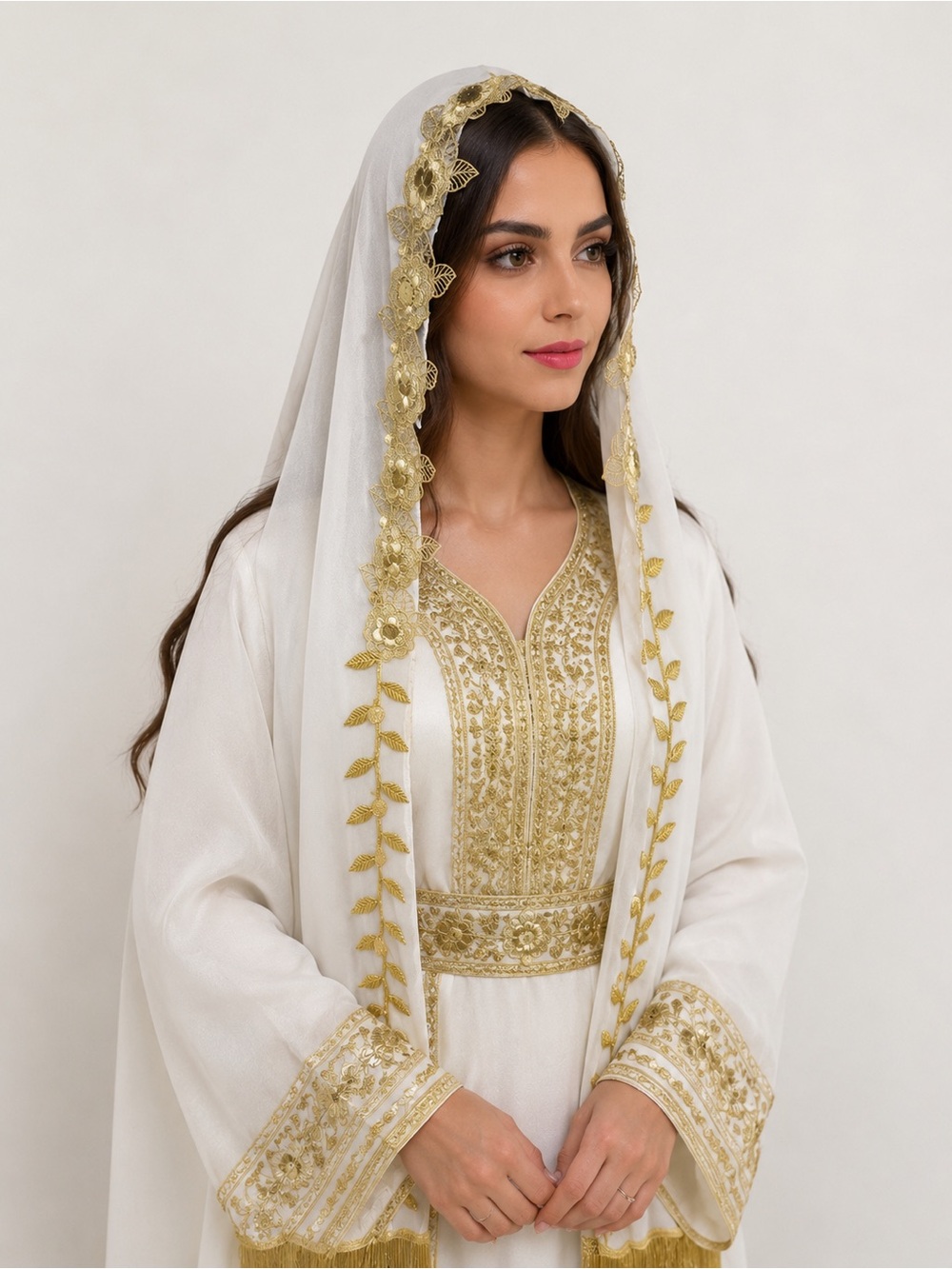 Hena scarf , henna hijab, Tarha, khirka, henna veil , thobe scarf, thobe hijab